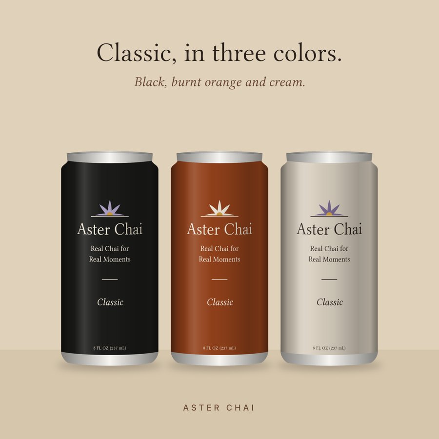Classic, in three colors